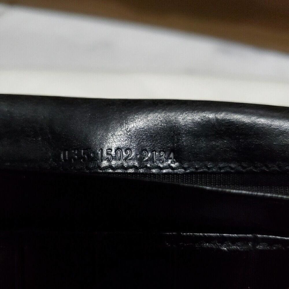 Gucci Black Leather Bifold Wallet. 03515022134. - Picture 8 of 8
